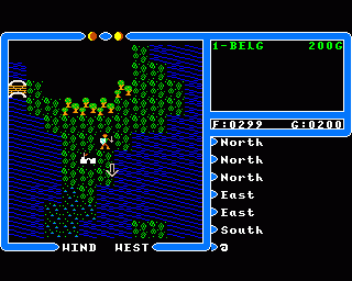 The world in Ultima IV: Quest of the Avatar