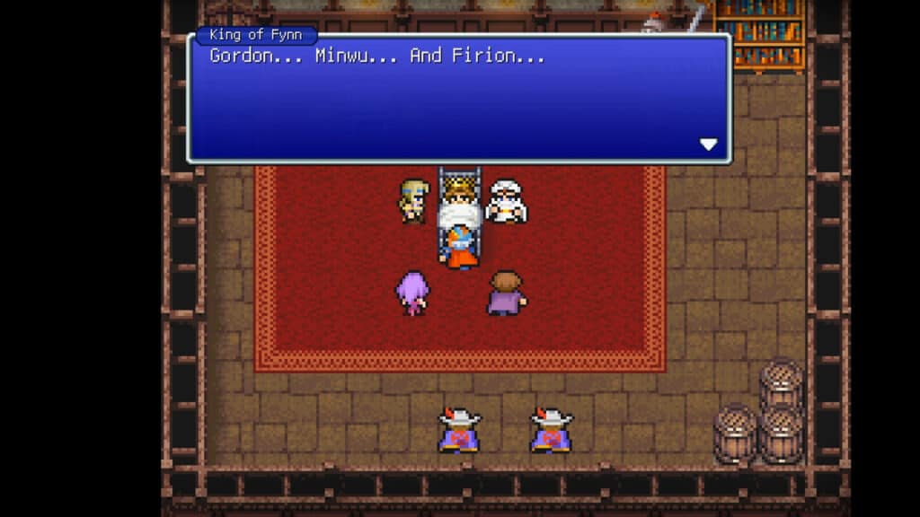 Final Fantasy II gameplay