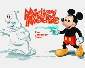 Mickey Mouse Chases off a Ghost!