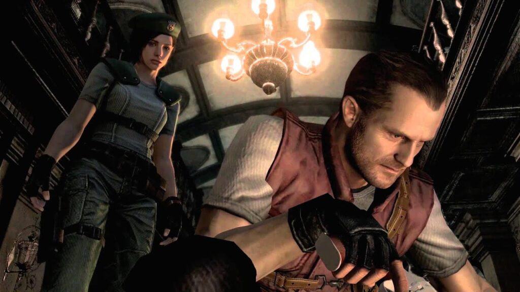 Resident Evil HD Remaster gameplay