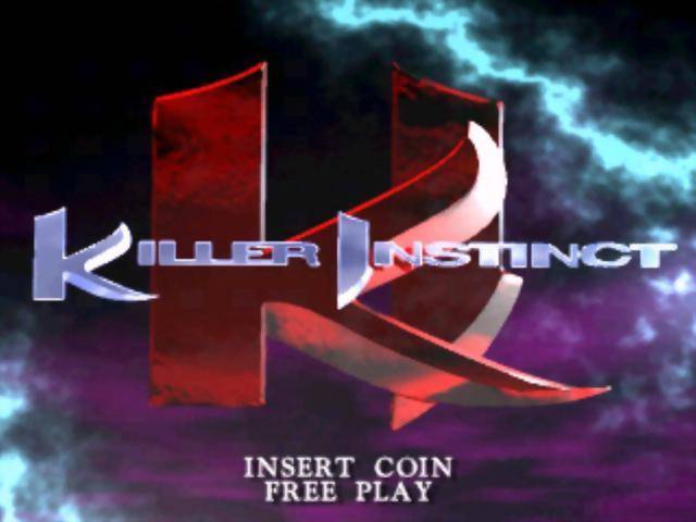 Screenshot of the main menu of Killer Instinct 1994
