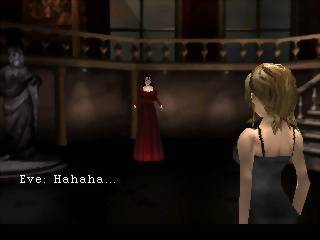 A still from a cutscene in Parasite Eve's opening.