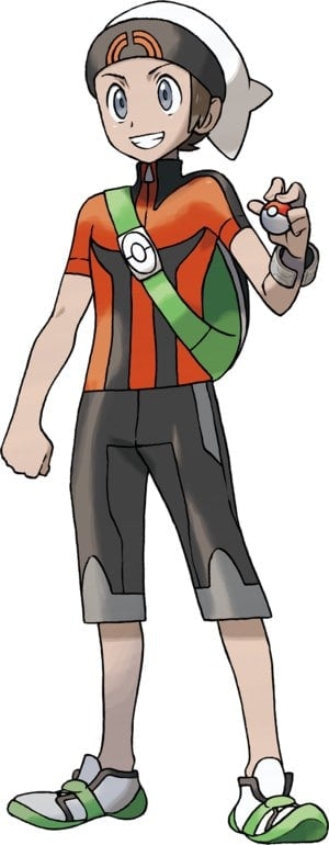Art from Omega Ruby and Alpha Sapphire of Brendan.