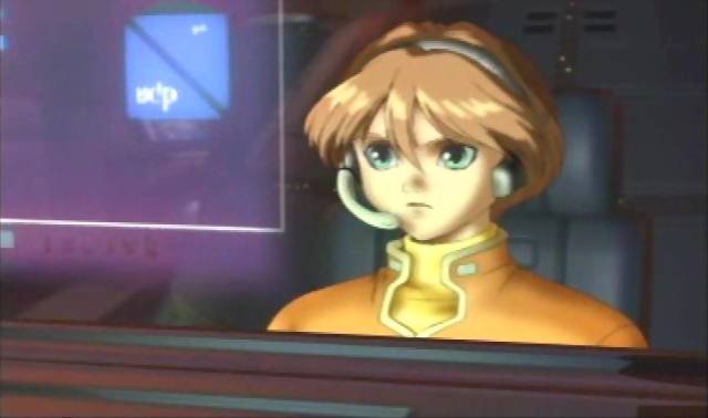 A still from a cutscene in Xenogears.