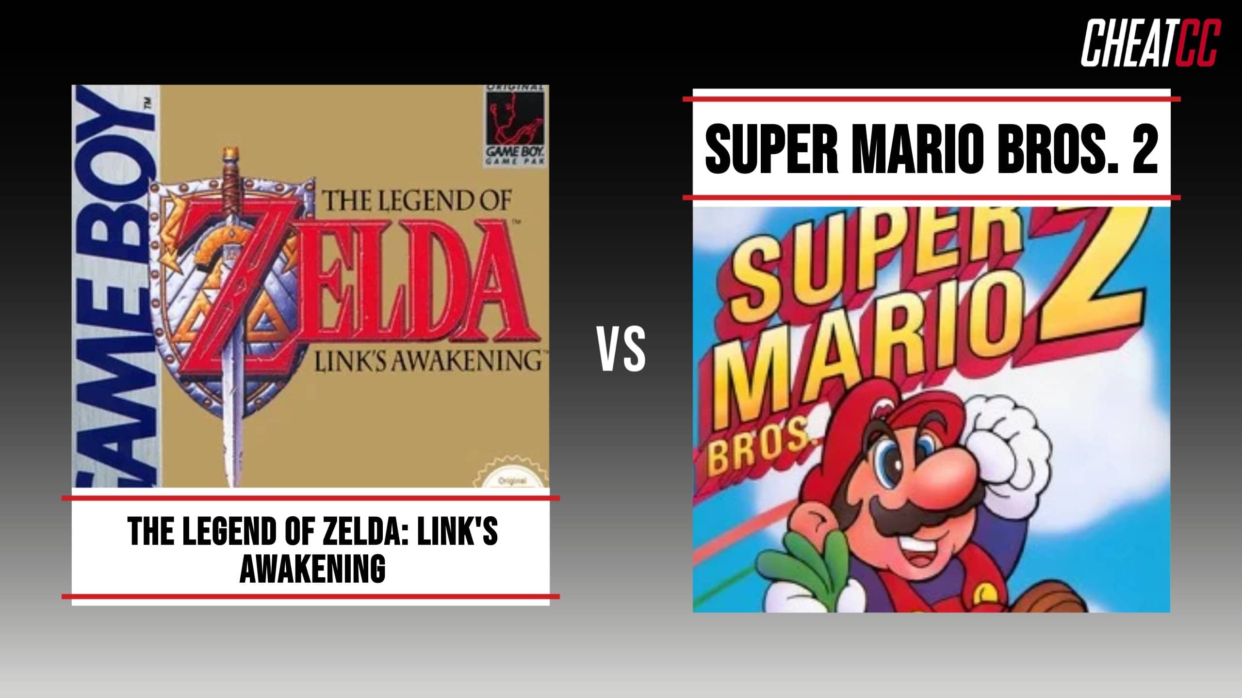 The Legend of Zelda: Link's Awakening vs Super Mario Bros. 2