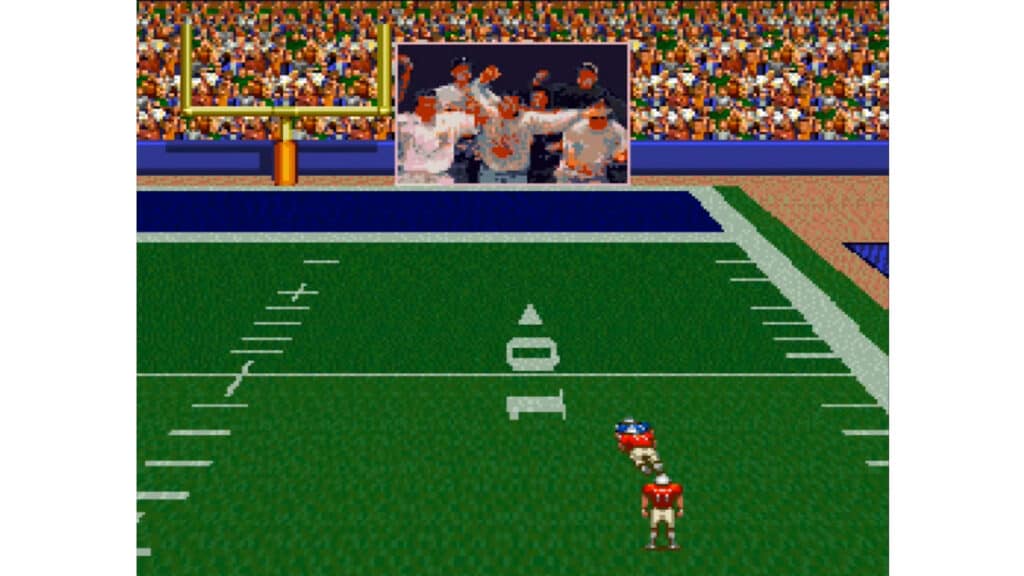 An in-game screenshot from ABC Monday Night Football.