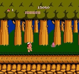 The protagonist in Adventure Island.