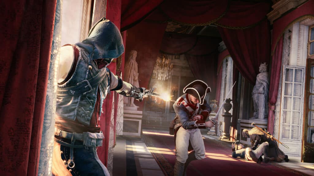 This promo image belies Assassin's Creed Unity's frankly terrifying launch.