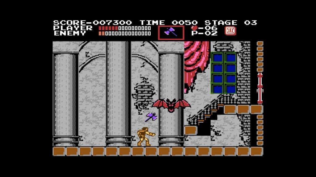 The graphics have come a long way since 1986, but Castlevania is still a brutal game.
