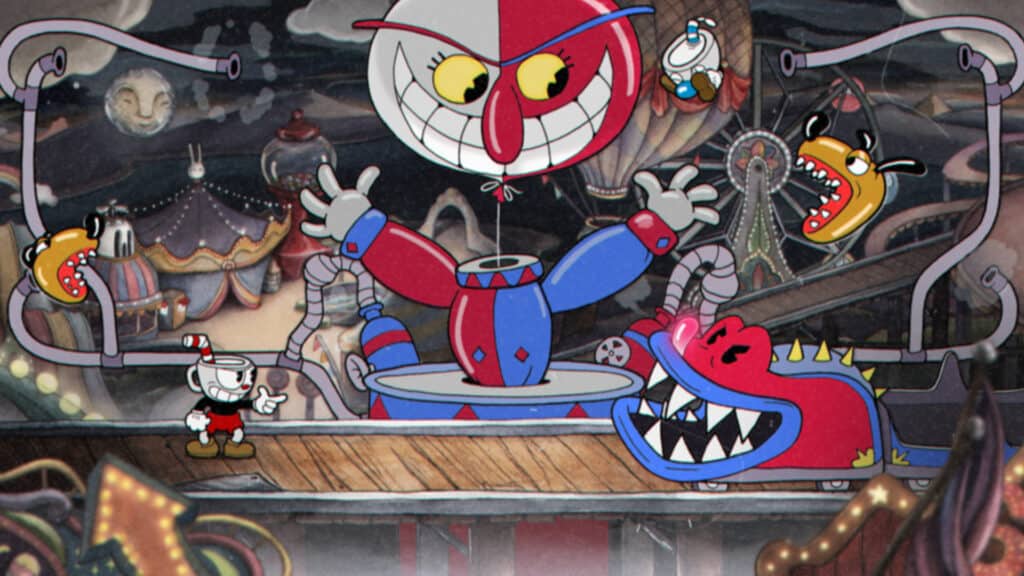 Cuphead's bosses are as colorful as they are deadly.