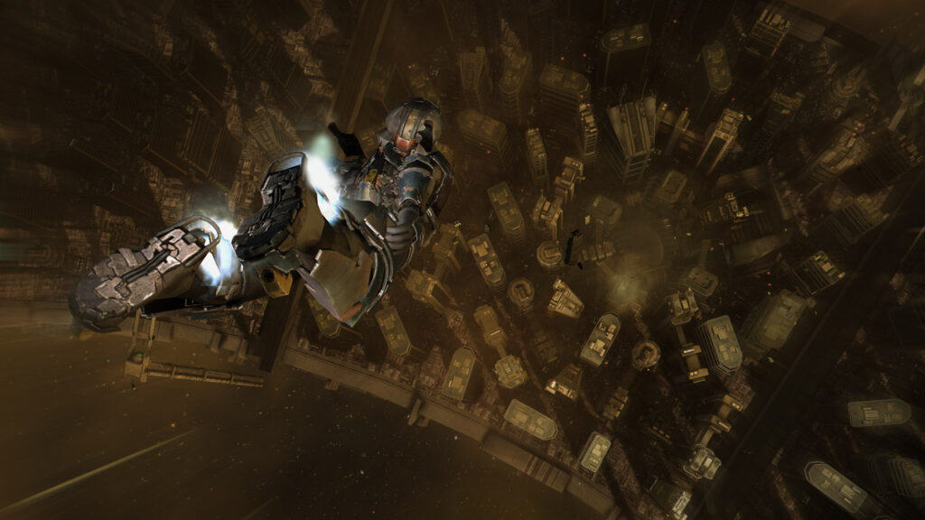 Dead Space 2's rocket jump sequence is simply breathtaking.