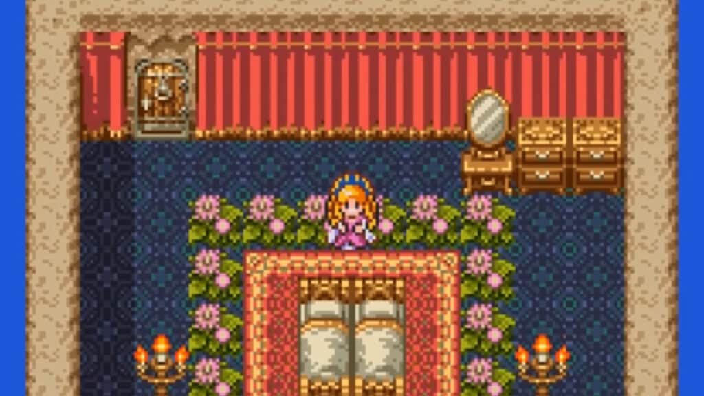 An in-game screenshot from Dragon Quest III: The Seeds of Salvation.