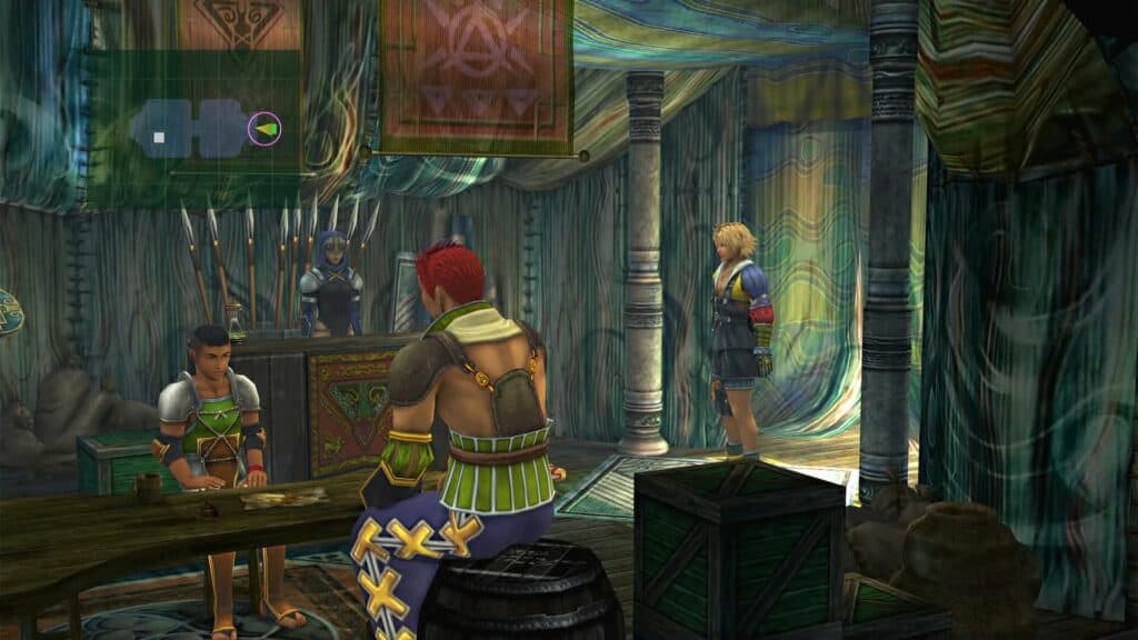 An in-game screenshot from Final Fantasy X.