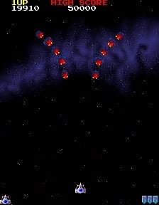 Formations in Galaga '88.