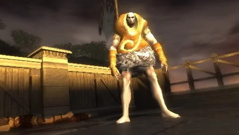 This comical costume takes a lot of the menace out of Kratos' appearance.