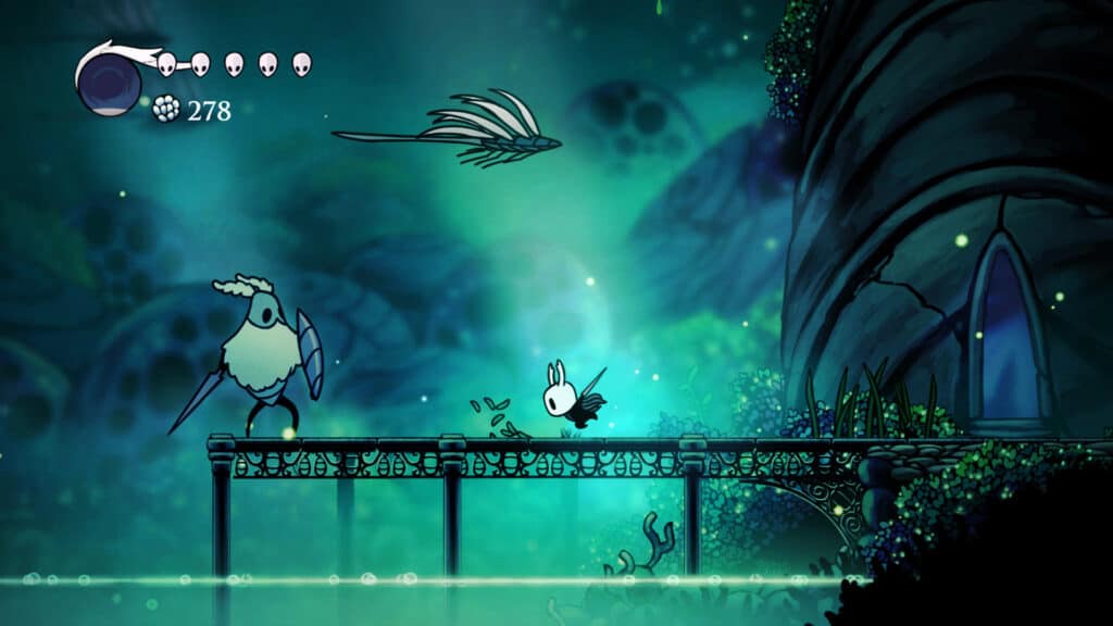 Hollow Knight's intense action is almost at odds with its charming art design.