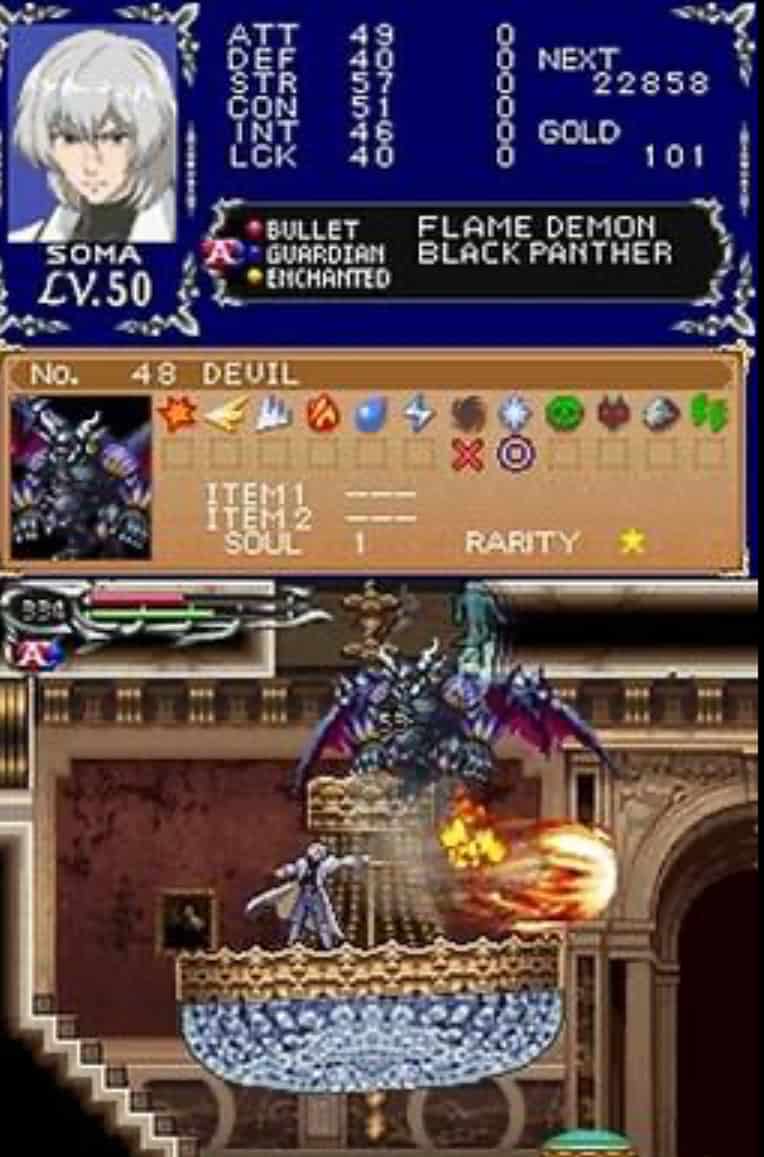 8. Castlevania: Dawn of Sorrow