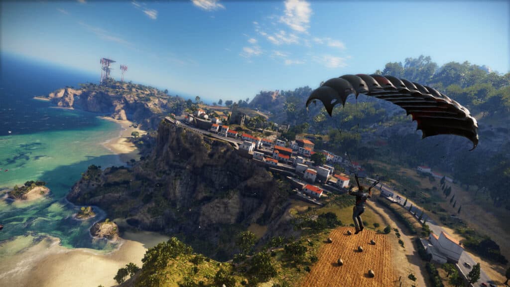A promotional image for Just Cause 3.