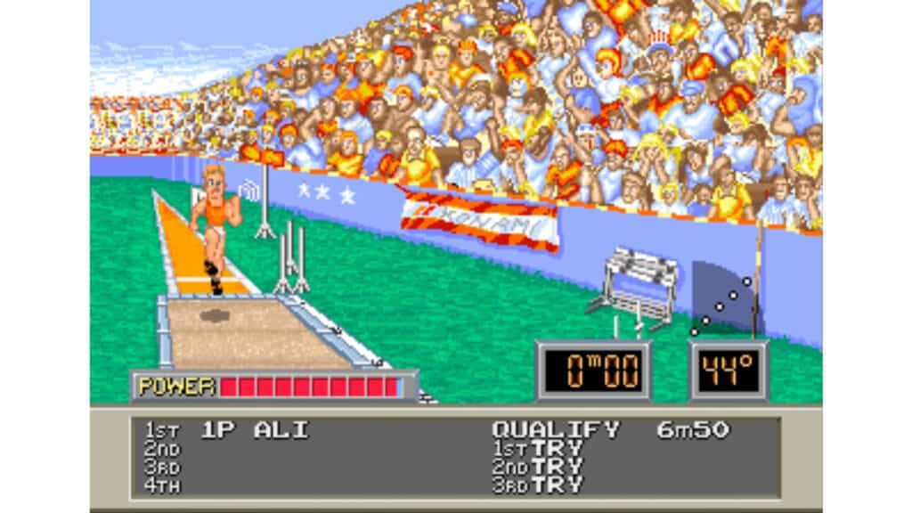 An in-game screenshot from Konami '88.