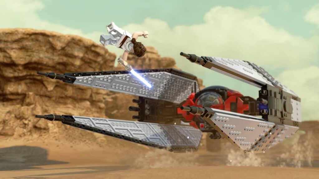 A Steam promotional image for Lego Star Wars: The Skywalker Saga.