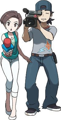 Art from Omega Ruby and Alpha Sapphire Gabby (left) and Ty (right)