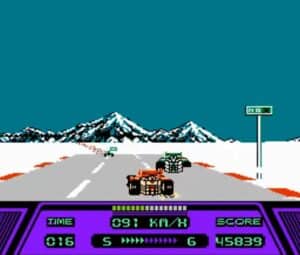 Formula One in Rad Racer.