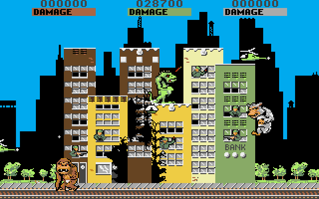 Characters in Rampage.