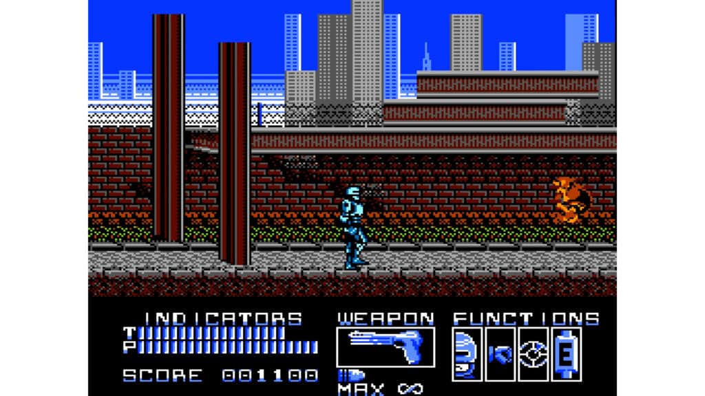 An in-game screenshot from RoboCop.