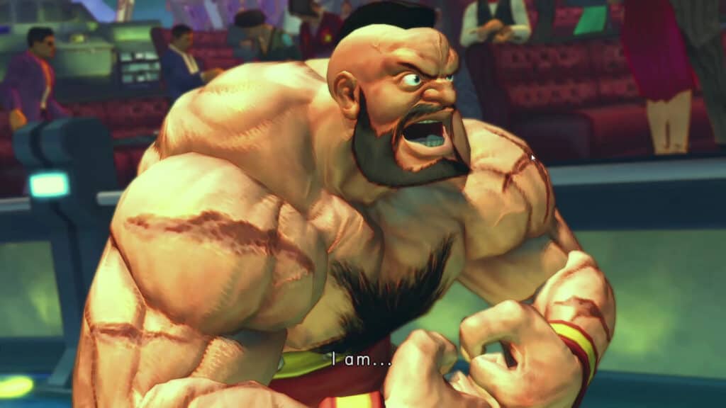 The beefy Zangief is one of Street Fighter's most famous combatants.