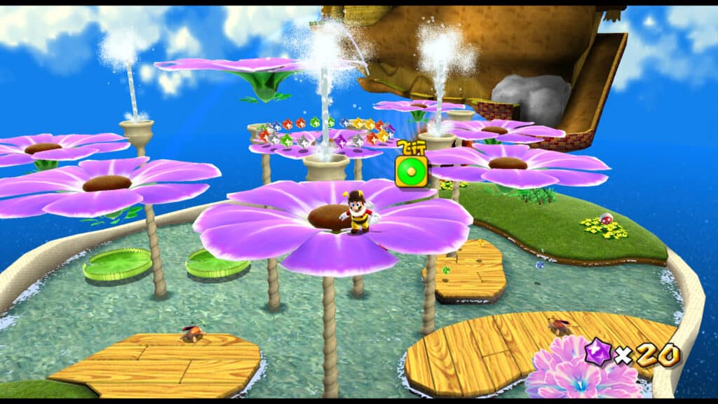 Super Mario Galaxy features a wide and varied universe for Luigi to get lost in.
