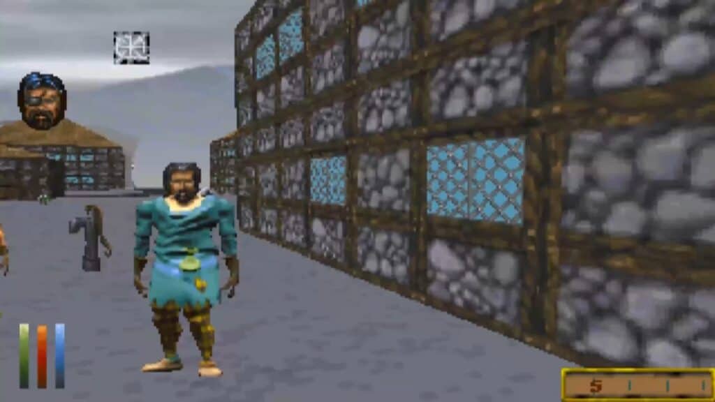 An in-game screenshot from The Elder Scrolls II: Daggerfall.