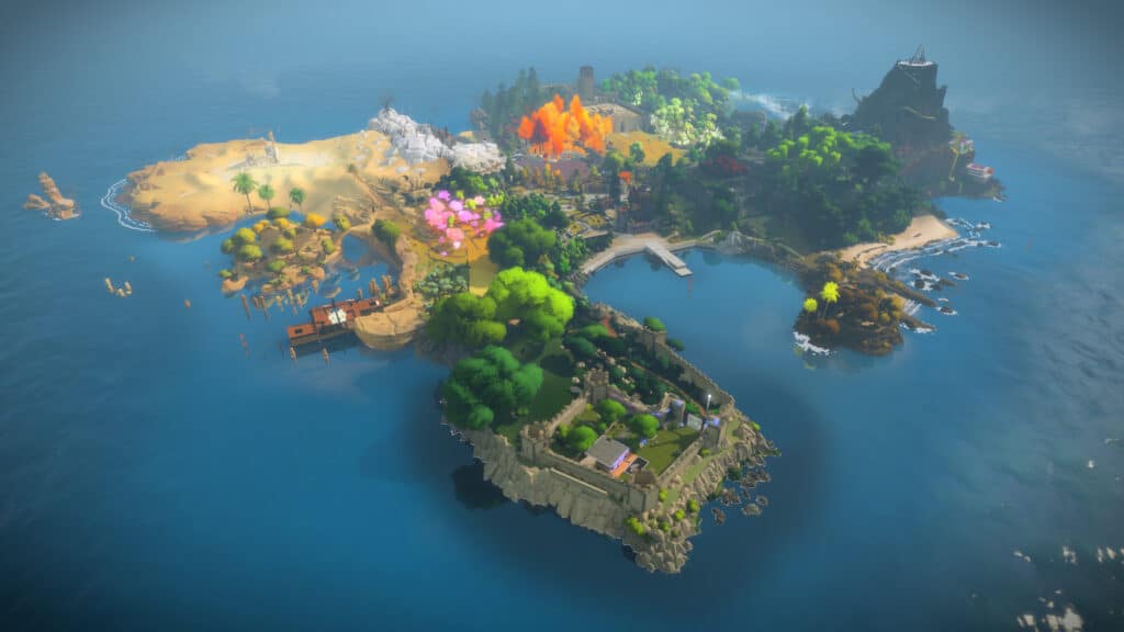 The island setting of The Witness is rich with puzzles and challenges.