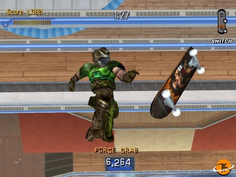 Doom Guy is a powerful and bizarre addition to the Tony Hawk roster.