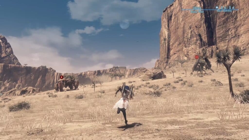An in -game screenshot from Xenoblade Chronicles X.