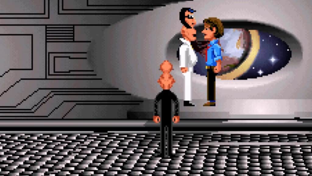 An in-game screenshot from Zak McKracken and the Alien Mindbenders.