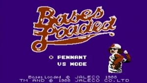 Bases Loaded title screen