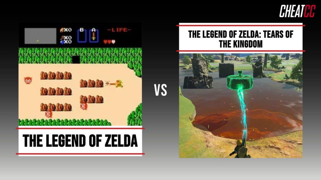 The Legend of Zelda vs Zelda: Tears of the Kingdom