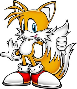 Tails as he appears in the video game Sonic Rush Adventure.