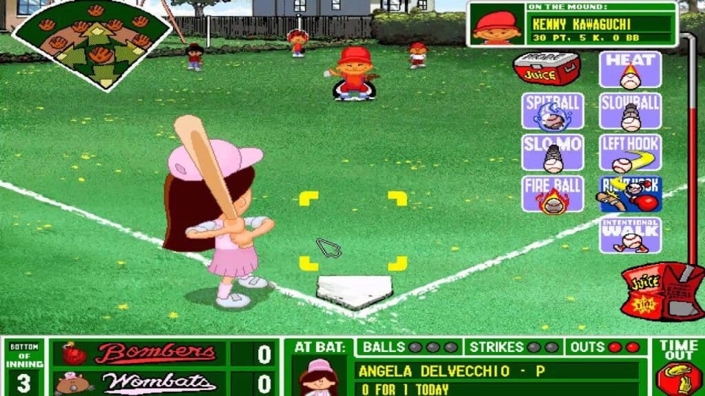 Backyard Baseball 2001 gameplay