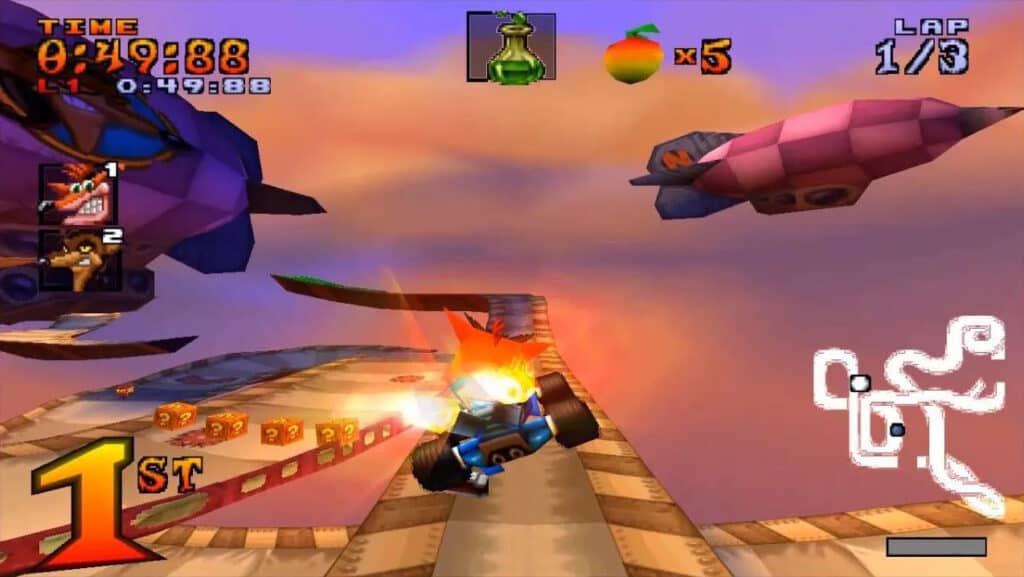 Crash Team Racing gameplay