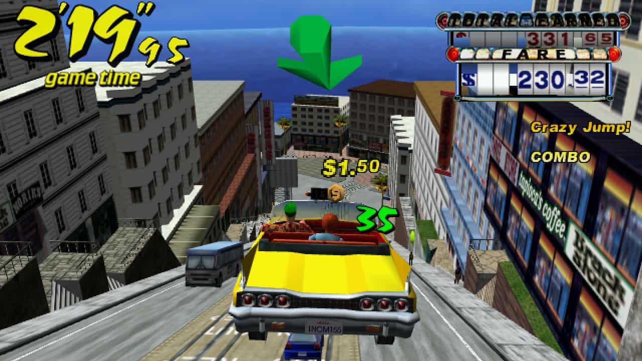 Crazy Taxi gameplay