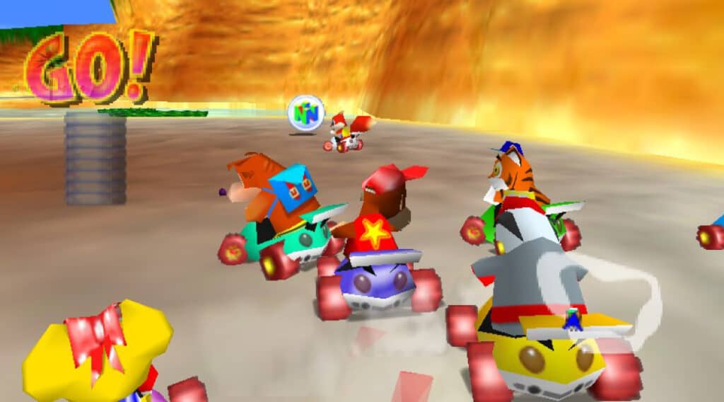 Diddy Kong Racing gameplay
