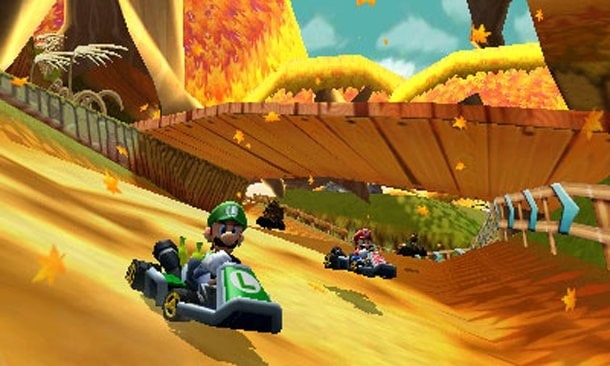 Mario Kart 7 gameplay