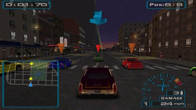 Midnight Club: Street Racing gameplay