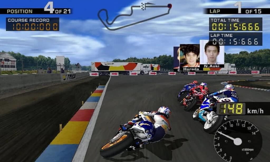 Moto GP gameplay