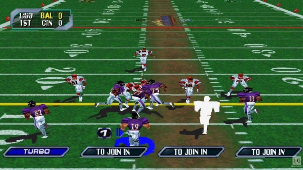 NFL Blitz 2000 gameplay