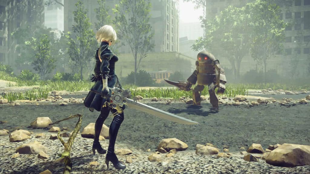 NieR: Automata gameplay