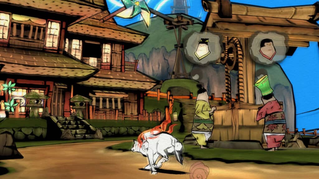 Okami gameplay