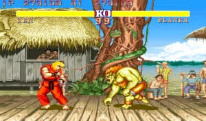 Street Fighter II gameplay