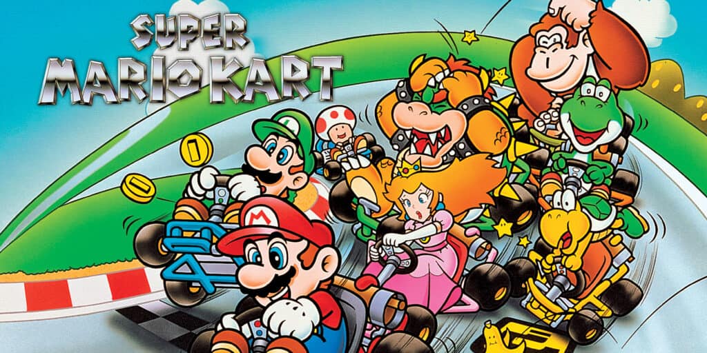Super Mario Kart key art